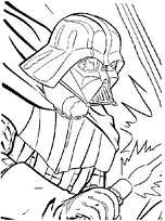 coloriage star wars dark vador